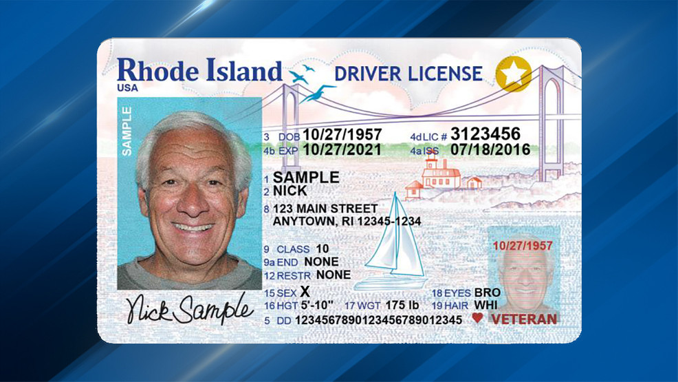 Rhode Island DL PSD Template Slide 1