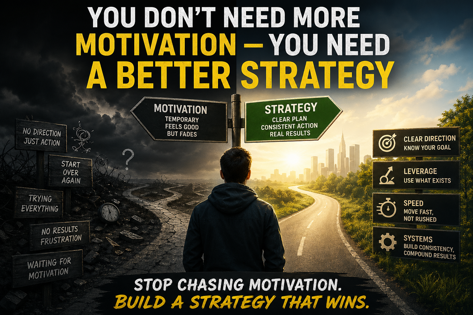 You Don’t Need More Motivation — You Need a Better Strategy