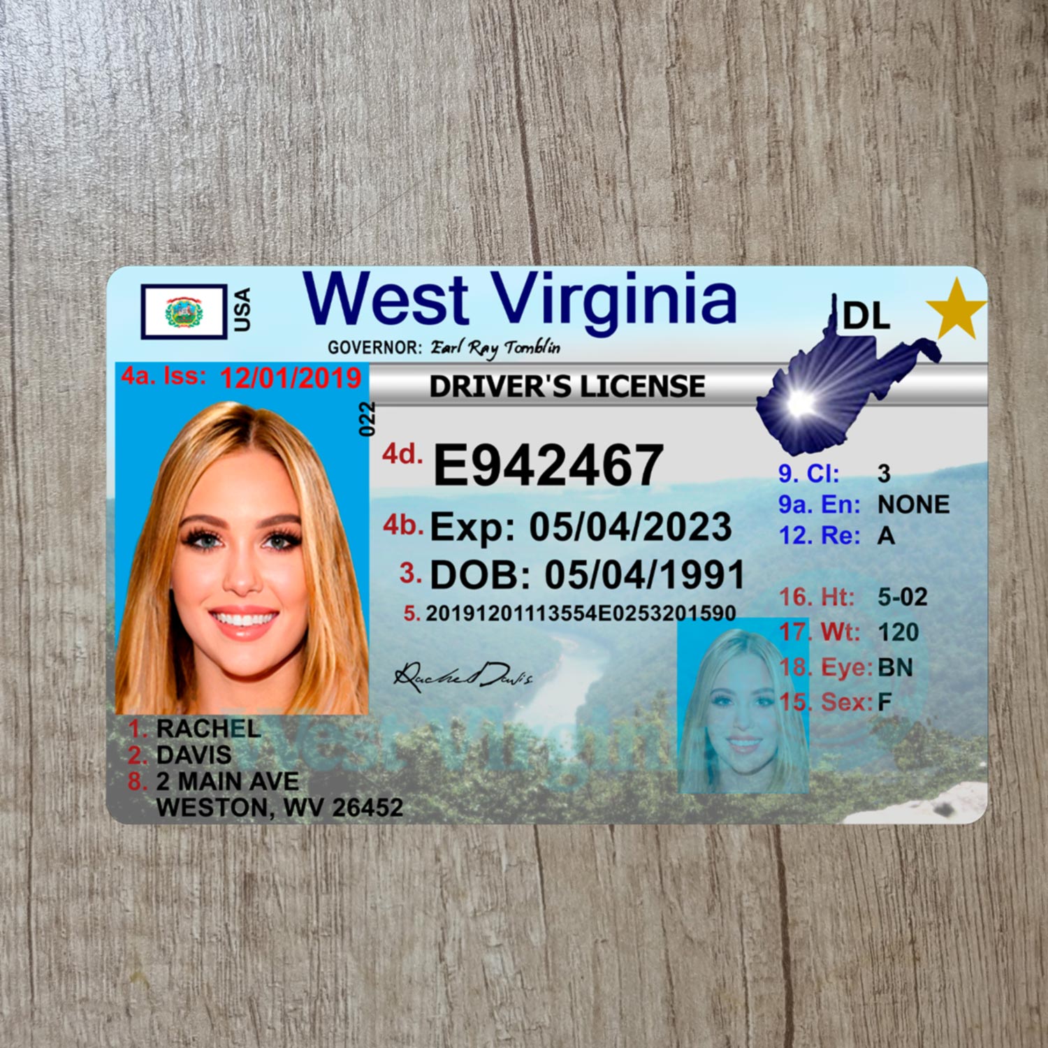West Virginia DL PSD Template Slide 1