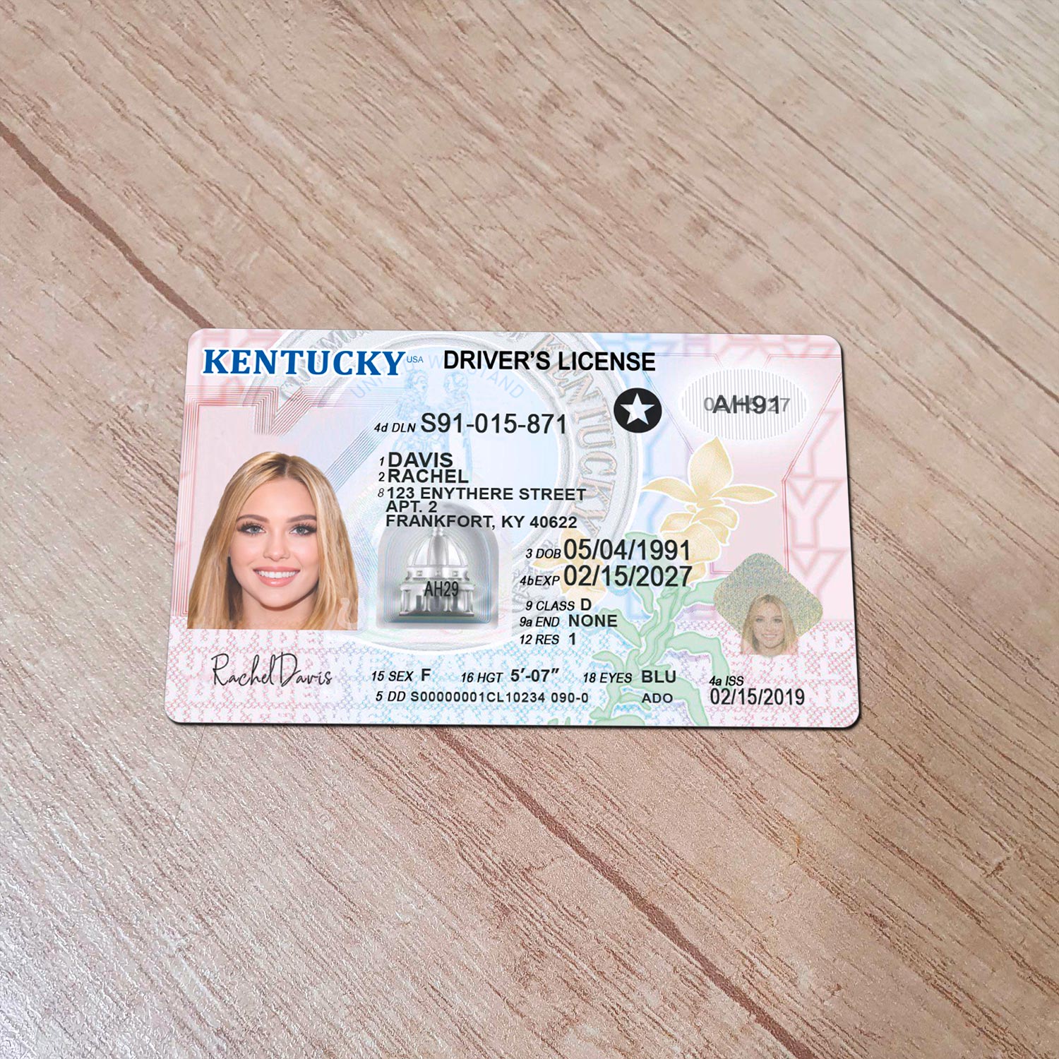 Kentucky DL PSD Template Slide 1