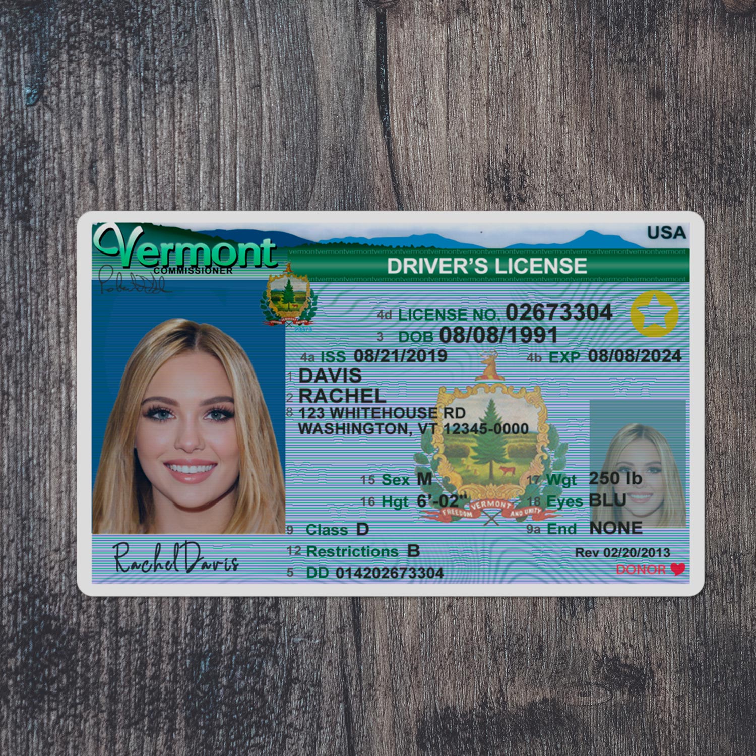 Vermont DL PSD Template Slide 1