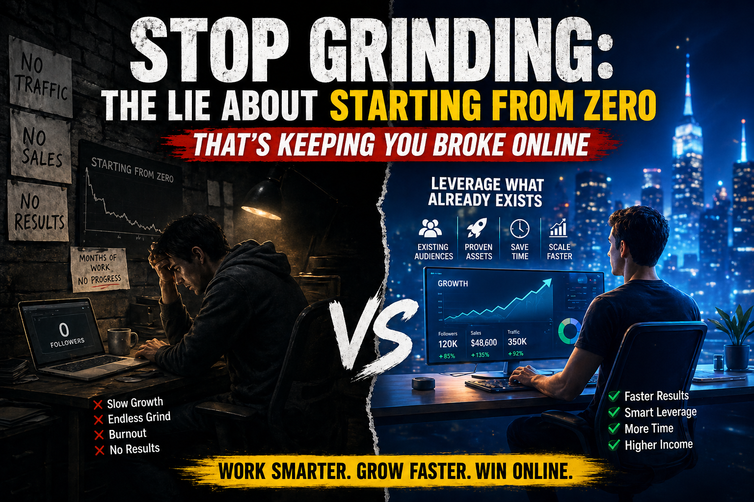 Stop Grinding: The Lie About “Starting From Zero” That’s Keeping You Broke Online